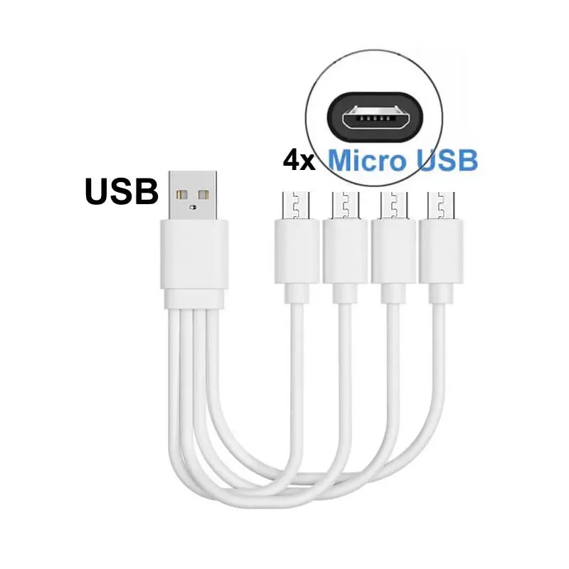 4-in-1 Multi-Charging Cable (20cm)