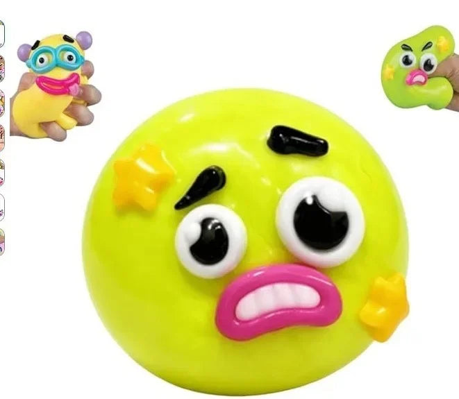 Squishy Dog Face Swap Toy – Soft, Moldable Stress Relief