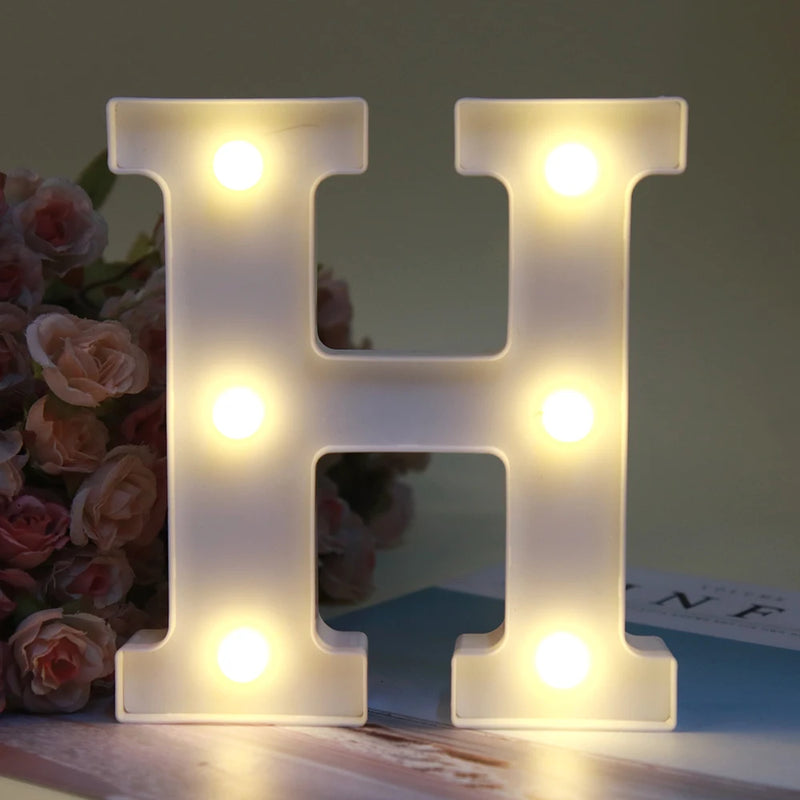 LED-Alphabet-Buchstaben-Nachtlampe