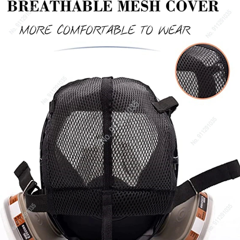 Full Face Chemical Respirator Mask with Anti-Fog Visor