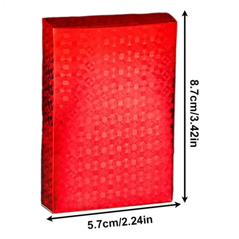 Waterproof Red Playing Cards for Poker & Parties