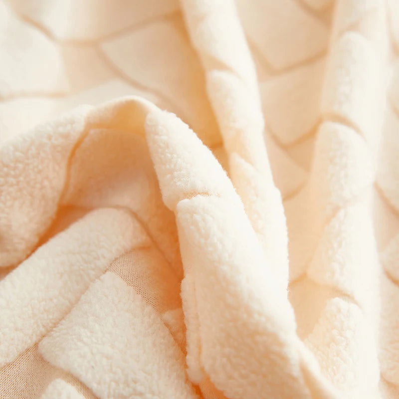 Jacquard Plush Sofa Cover