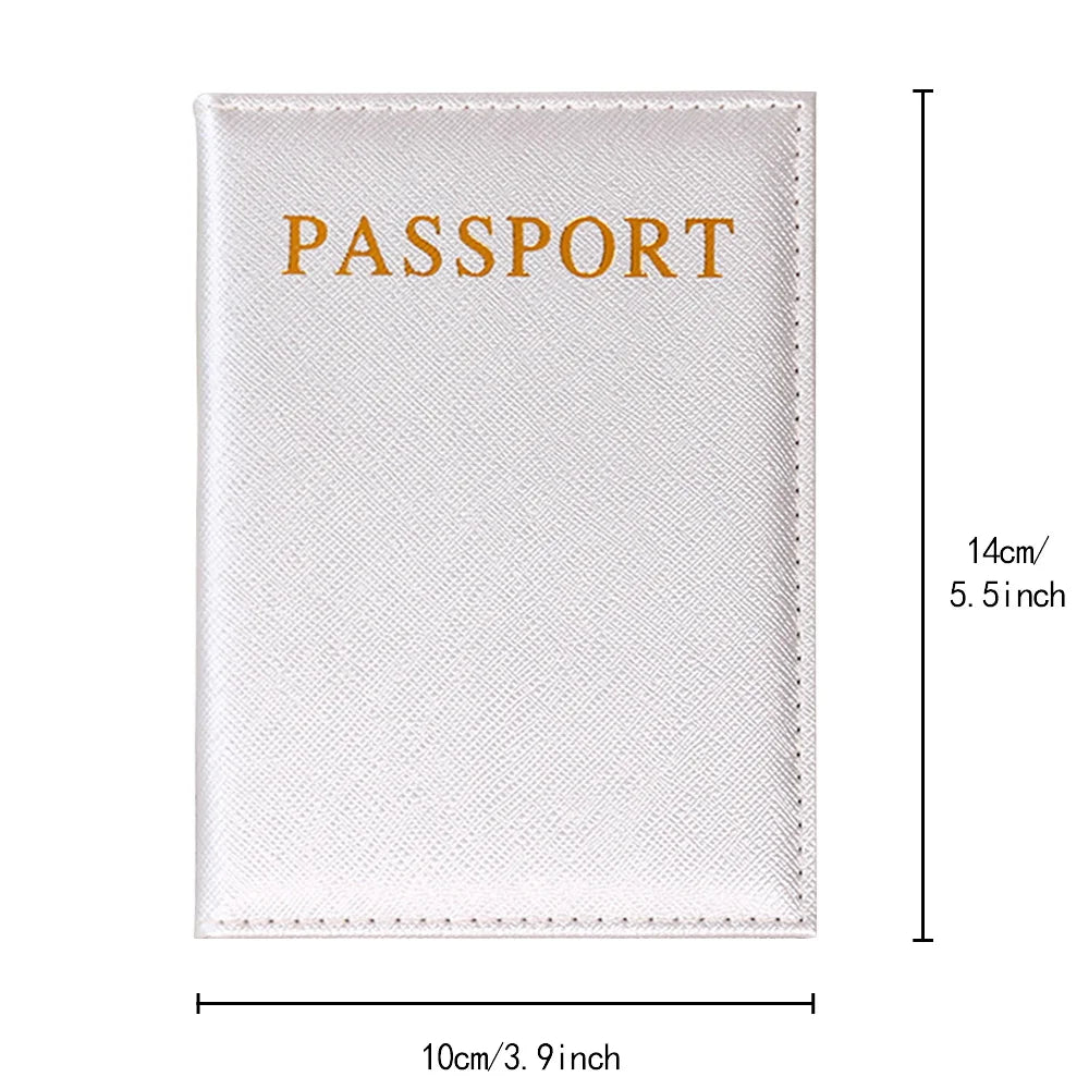 Elegant Rose Gold Passport Cover