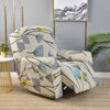 Printed Recliner Cover with Side Pocket — 4-Piece Set