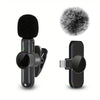Wireless Lavalier Microphone for Smartphones and Cameras