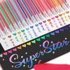 Set de Stylos Gel Brillants - Retractable et Action à Clic