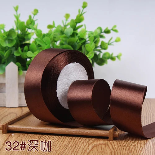 Silk Satin Ribbon Roll for Gift Wrapping, DIY Crafts, and Party Decor