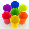 Reusable Rainbow Plastic Drink Set