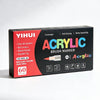 48-Color Acrylic Paint Markers with Soft Brush Tips