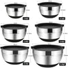 Stainless Steel Mixing Bowl Set with Lids