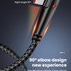 120W Fast Charging USB-C Cable with 90° Elbow Design