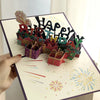 3D Pop-Up Birthday Cake Greeting Card