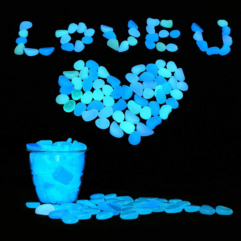 Luminous Garden Pebbles - 500 Pack