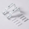 Adjustable Wall-Mounted Curtain Rod Brackets (Set of 2)