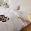 Washed Cotton Duvet Cover – Minimalist Solid Color Bedding