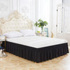 Adjustable Elastic Bed Skirt with Ruffle Trim