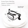 Clear Stadium-Approved Fanny Pack with Adjustable Strap