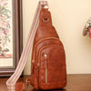 Elegant PU Leather Crossbody Sling Bag for Women