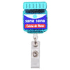 Glitter Acrylic Retractable ID Badge Reel