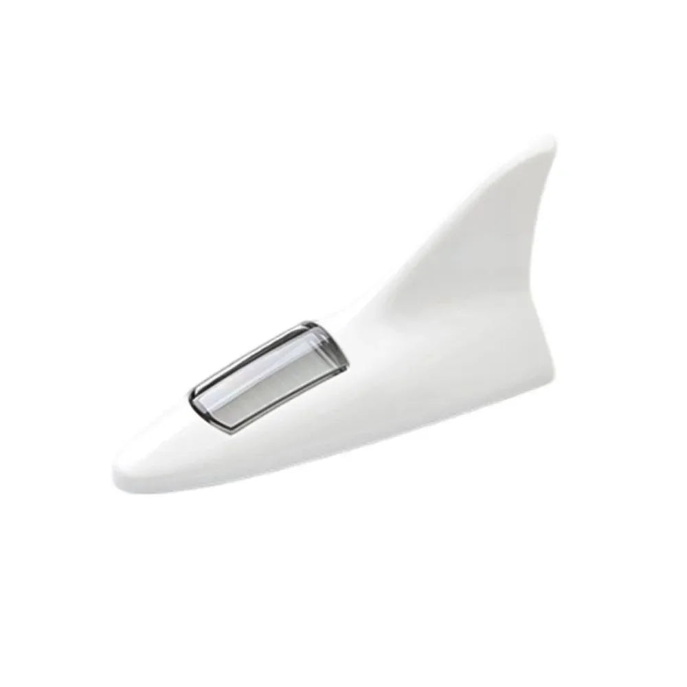 Solar-Powered Shark Fin LED Roof Antenna with Warning Lights