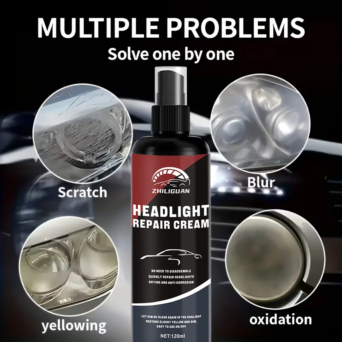 Professional Headlight Restoration Kit