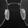 Clear silicone nose pads with mini screwdriver tool for repairing glasses frames