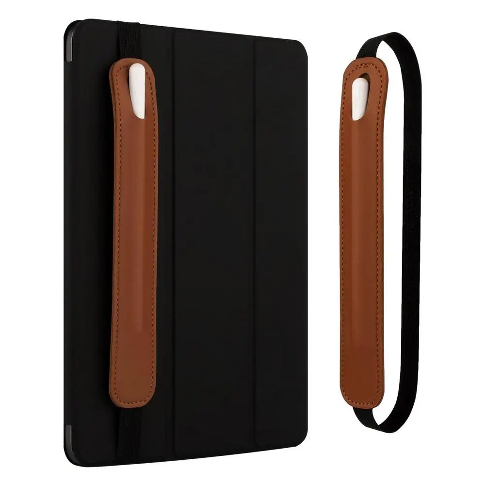 Leather Stylus Pen Sleeve with Elastic Band