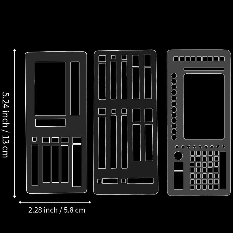 Modèles de Carnets Flexibles en 3 Pièces pour Journaling et Planification