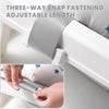 Collapsible Baby Bathtub with Thermometer and Floating Cushion