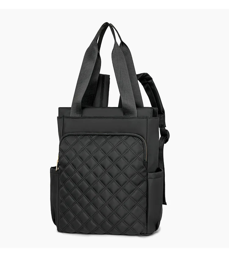 Quilted 2-in-1 Tote and Rucksack for Women