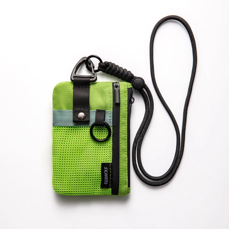 Cartera Minimalista de Nylon con Protección RFID y Ventana para Identificación