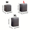 Large Capacity Fabric Storage Bag with Zipper and Handles