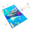 Musical 3D Pop-Up Birthday Card