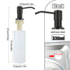 Built-In Kitchen Sink Soap Dispenser with Stainless Steel Pump