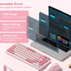 VK75 Wired Mechanical Gaming Keyboard with Hot-Swap Switches and Control Knob