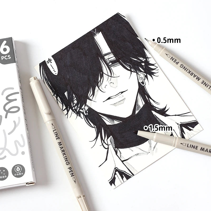 Set de Marcadores de Doble Punta para Bocetos y Manga