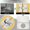 Stainless Steel Cabinet Hinge Repair Plate