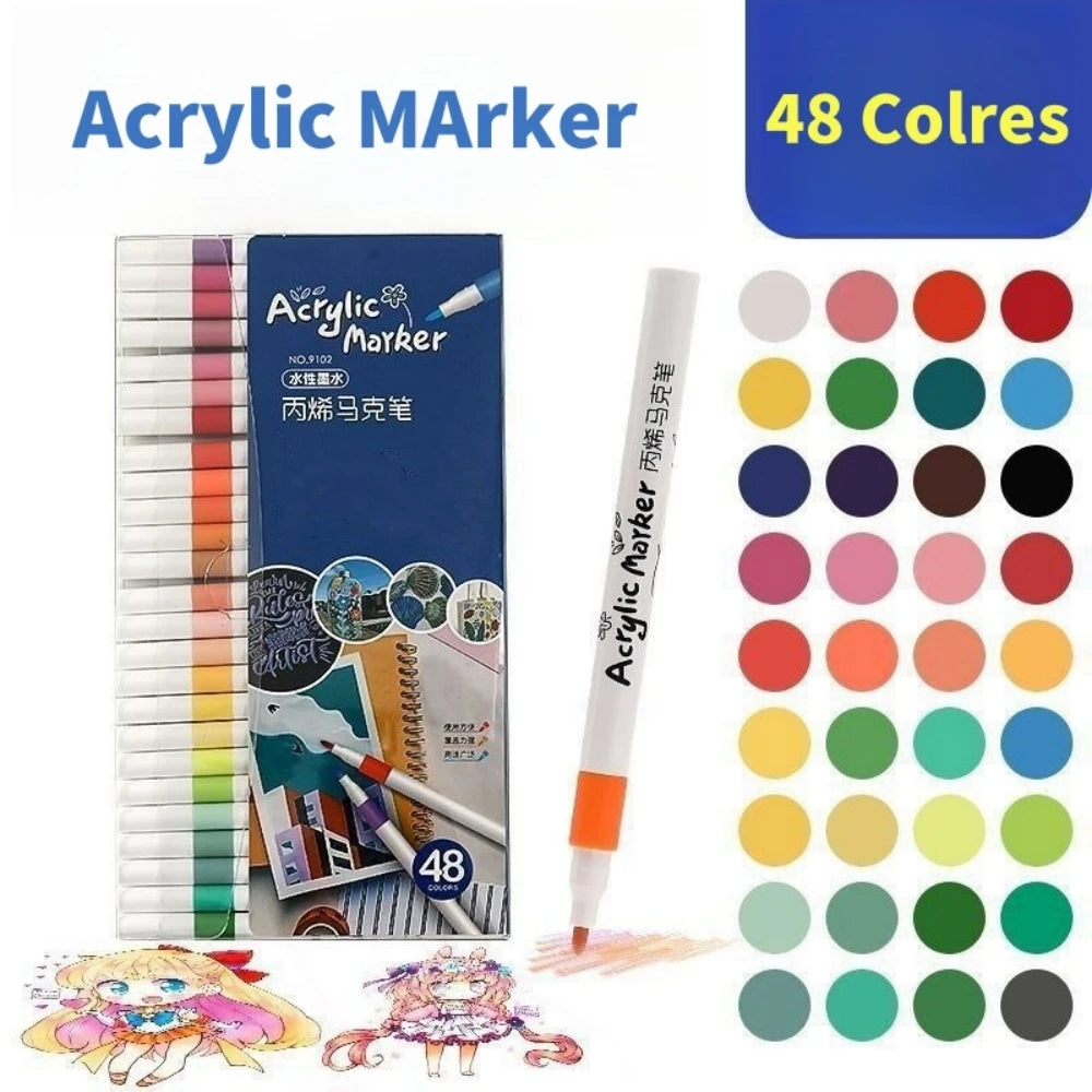 Professional Acrylic Paint Marker Set