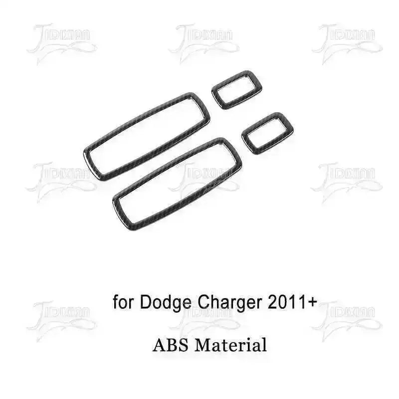 Black ABS material trim kit for Dodge Charger 2011 and newer vehicles