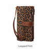 Vintage RFID-Blocking Long Wallet with Wristlet Strap
