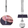 Metal Double Cap Rivets with Setting Tool Kit for Leathercraft & Repairs