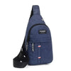 Men's Waterproof Canvas Waist Pack with Adjustable Strap
