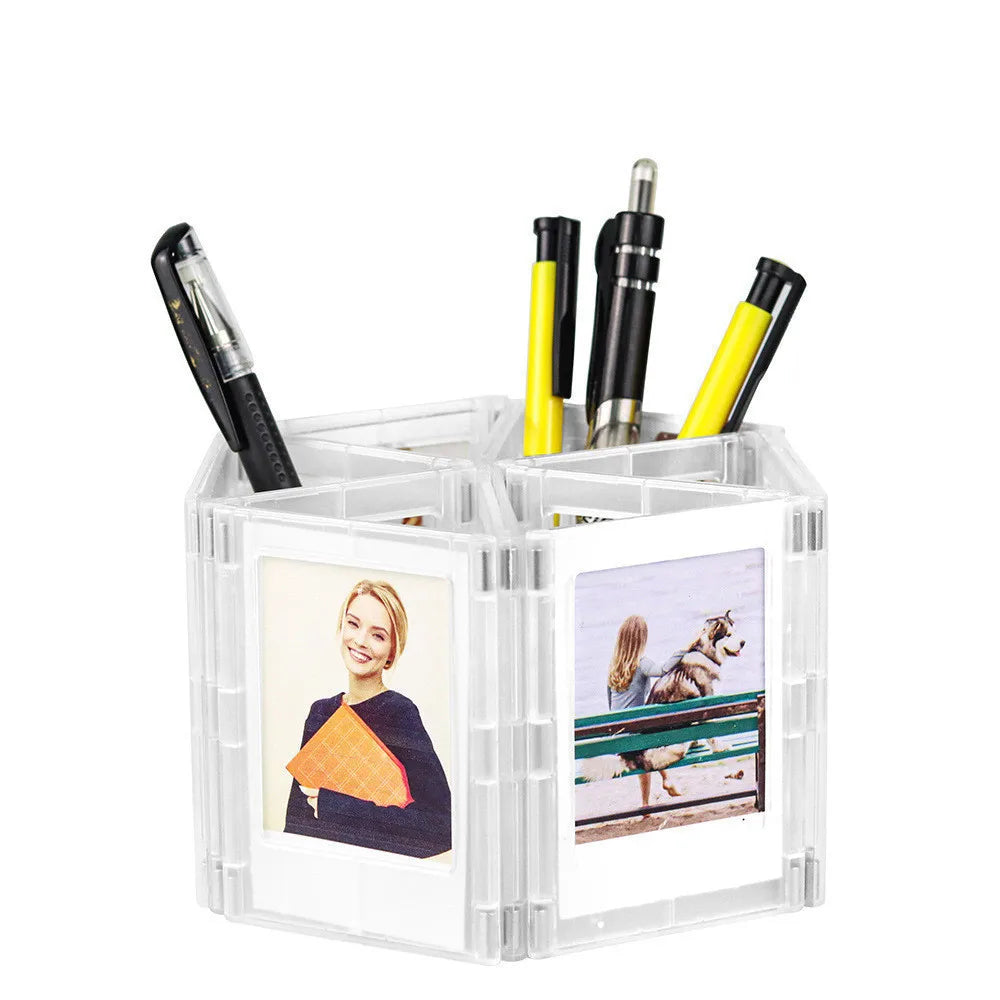 Mini Magnetic Acrylic Photo Frames for Fridge Display
