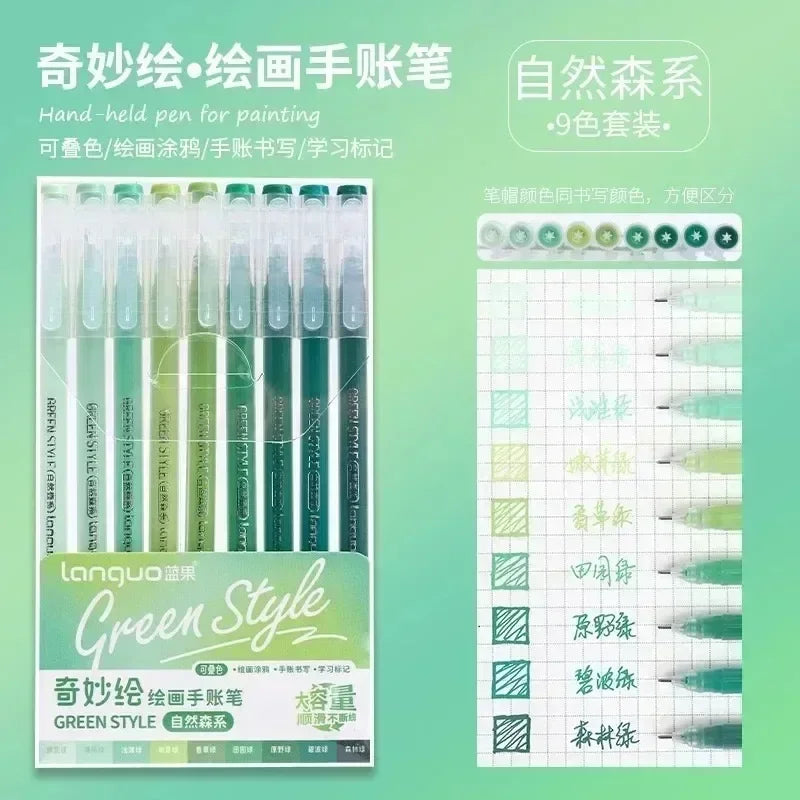 3D Embossed Acrylic Gel Pens - 6/144 Color Options