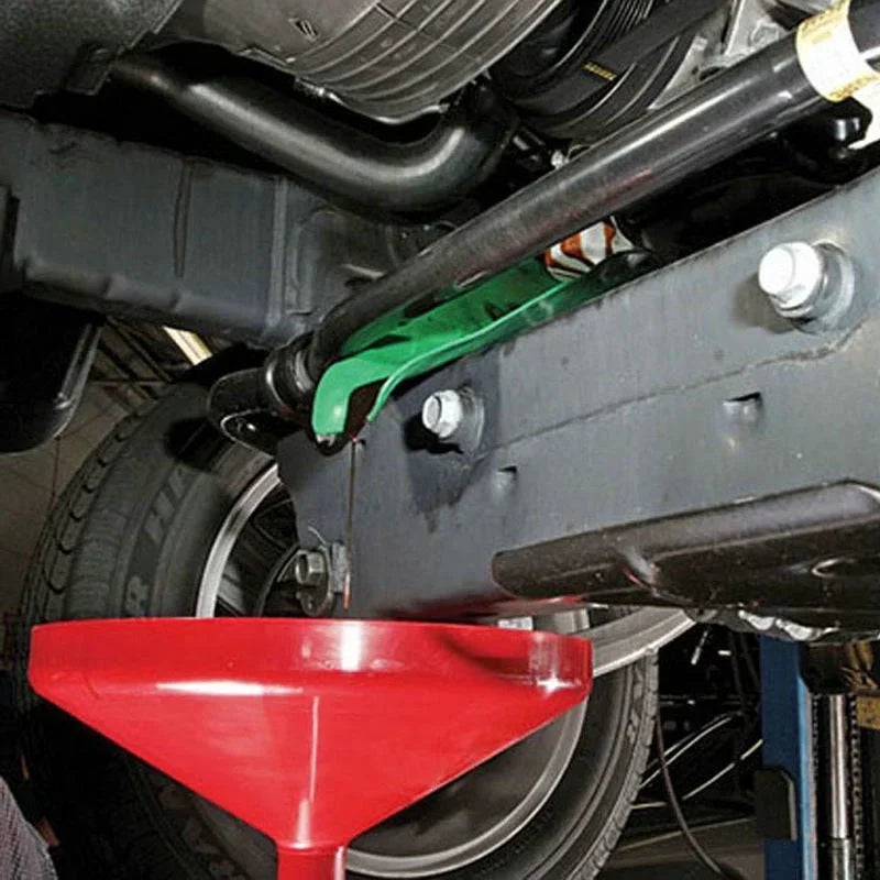 Foldable Flexible Oil Change Funnel and Fluid Guide Tool