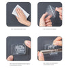 8-Pack Invisible No-Drill Curtain Rod Brackets