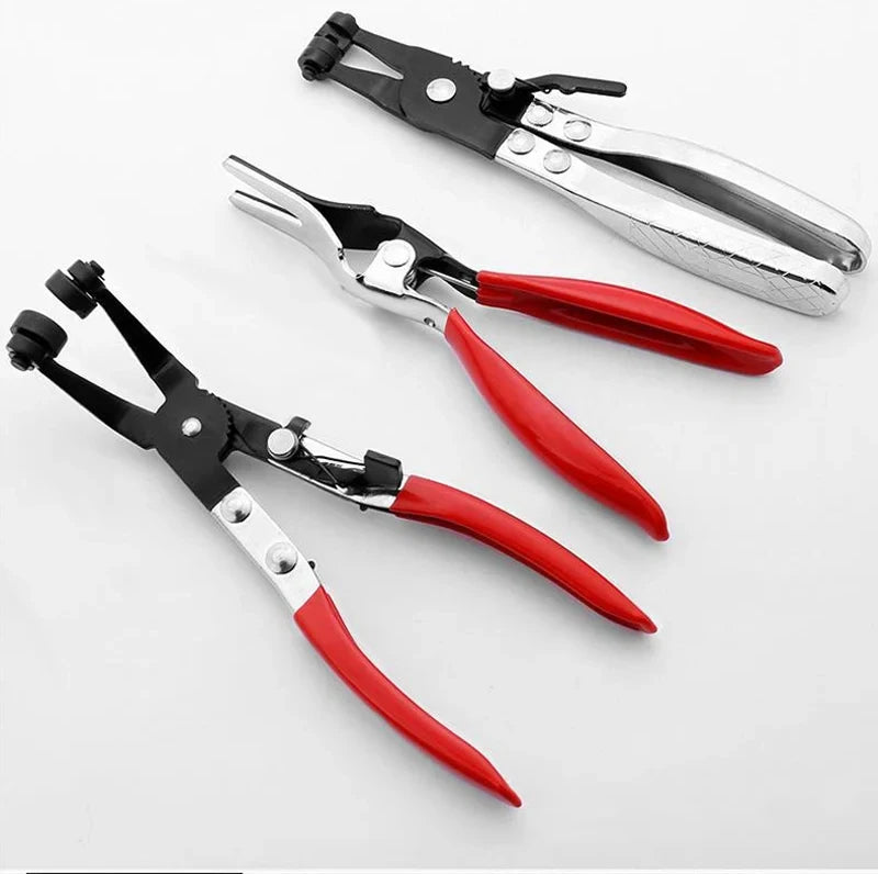 Flexible Long Reach Hose Clamp Pliers Set