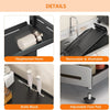 Adjustable 3-Tier Countertop Spice Rack with Knife Holder