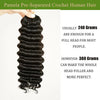 Pre-Parted Water Wave Human Hair Extensions