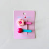 Pinza para el pelo con forma de pez para niñas